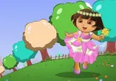 Dora en el mundo de las flores