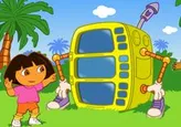 Dora y Diego creando los disfraces más divertidos