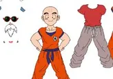 Vestir a Krilin, el mejor amigo de Goku
