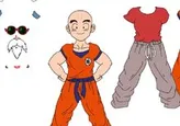 Vestir a Krilin, el mejor amigo de Goku