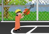Naruto jugando al baloncesto