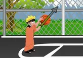 Naruto jugando al baloncesto