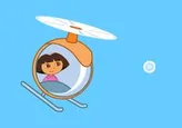 Dora vs Swiper en helicóptero