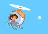 Dora vs Swiper en helicóptero