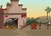 Zombies vs Tanke de batalla