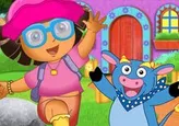 Viste a Dora y al cerdito Benny