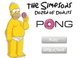 El pong de la docena de donuts de los Simpson