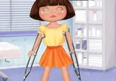 Dora en el médico