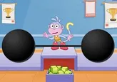 Dora y Botas el levantador de pesas