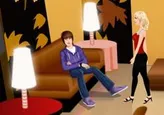 Besando a Justin Bieber