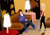 Besando a Justin Bieber