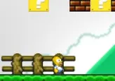 Bart y Homer en Mario World