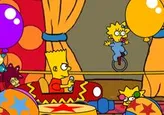 Viaje en coche por el circo de Krusty el payaso