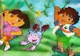 Dora la exploradora y sus puzzles