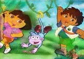 Dora la exploradora y sus puzzles