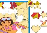 Puzzle de Dora en la playa