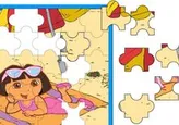 Puzzle de Dora en la playa