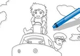 Ponyo para Colorear Online