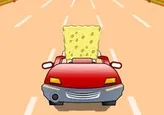 Bob Esponja en las carreras de coches