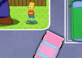 Homer aparcando el coche
