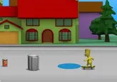 Bart Simpson, un skater con poca ropa