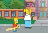 Golpea en el culo a Homer