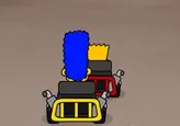 La carrera de karts de los Simpson