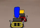 La carrera de karts de los Simpson