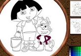Dora Online coloring Page