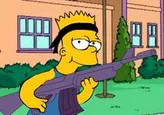 Rambo Bart Simpson