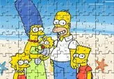 Simpsons on the Beach